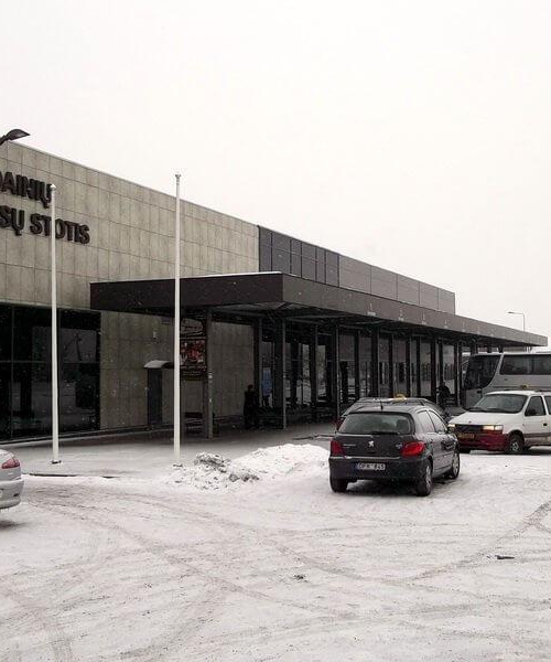 Kėdainių autobusų stotis su PC Maxima